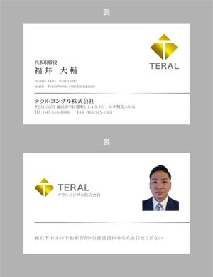 jpcclee (jpcclee)さんの不動産会社「テラルコンサル株式会社」の名刺デザインへの提案