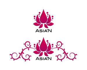 momo ()さんの「Asia'n」のロゴ作成への提案