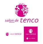 郷山志太 (theta1227)さんの美容院「salon de tenco」のロゴマークのデザイへの提案