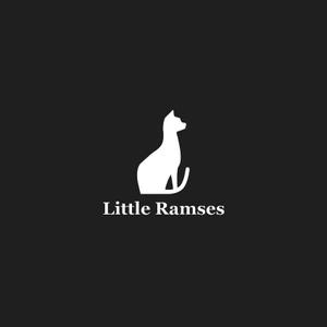 queuecat (queuecat)さんの猫グッズのブランド名「Little Ramses」のロゴへの提案