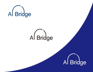 H.i.LAB. (IshiiHiroki)さんのAI人材紹介サービス  「AI Bridge」のロゴ作成依頼への提案