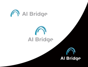 H.i.LAB. (IshiiHiroki)さんのAI人材紹介サービス  「AI Bridge」のロゴ作成依頼への提案