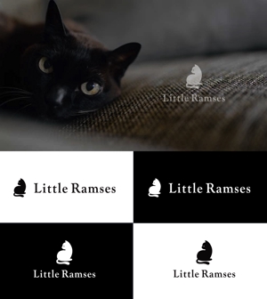 tobiuosunset (tobiuosunset)さんの猫グッズのブランド名「Little Ramses」のロゴへの提案