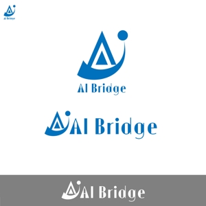 50nokaze (50nokaze)さんのAI人材紹介サービス  「AI Bridge」のロゴ作成依頼への提案