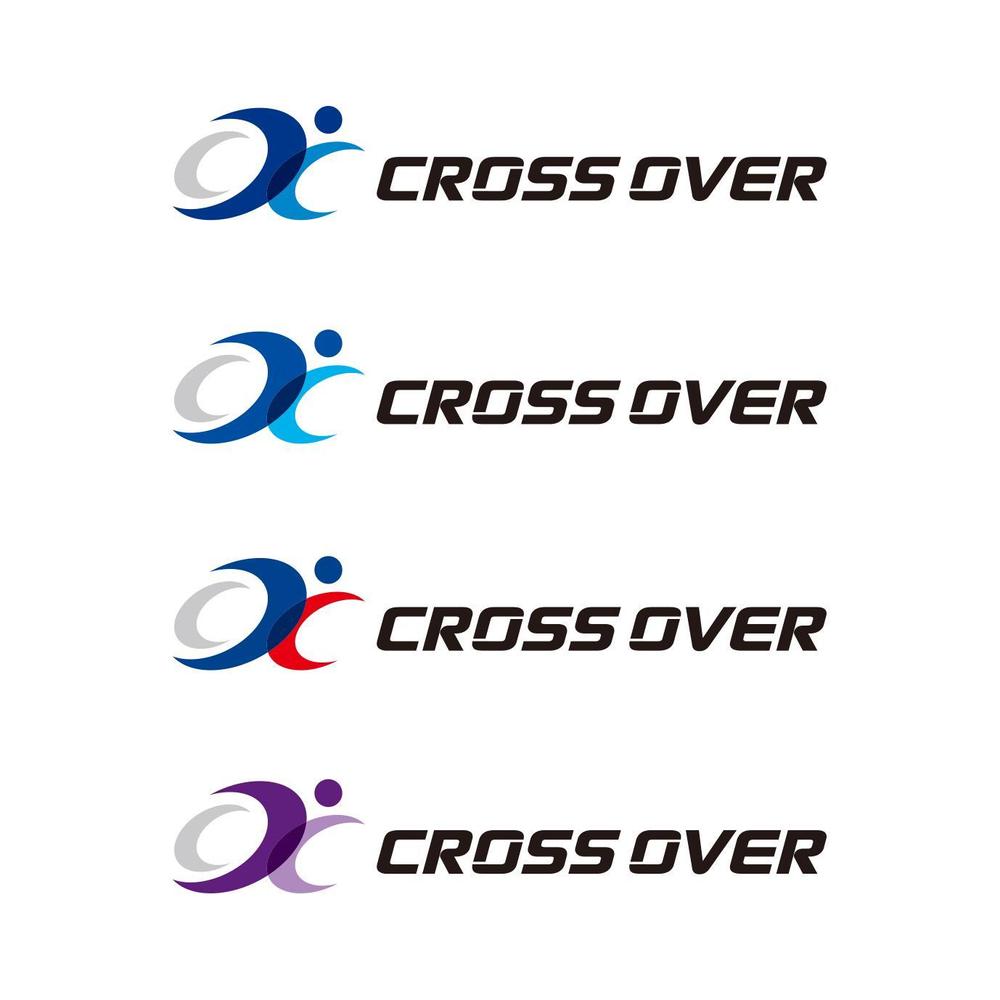 「CROSS OVER」のロゴ作成