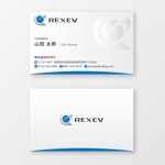 hi06_design (hi06)さんの株式会社REXEVの名刺デザインへの提案