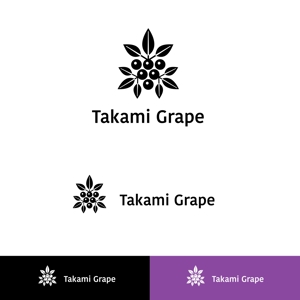 dscltyさんの高級ぶどうの海外販売用ブランド「Takami Grape」のロゴ制作依頼への提案
