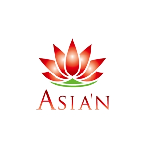 motion_designさんの「Asia'n」のロゴ作成への提案