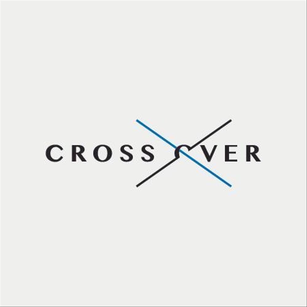 「CROSS OVER」のロゴ作成