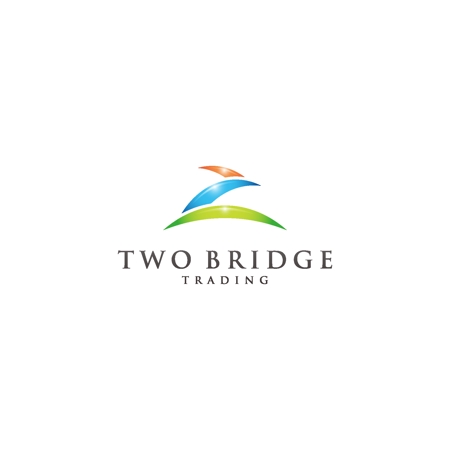 akitaken (akitaken)さんの『トゥー・ブリッジ株式会社』　輸出入貿易会社のロゴ作成です。英字はTWO・BRIDGE　CO.,LTD.です。への提案