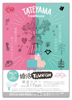 金子岳 (gkaneko)さんの里山でツリーハウスを作る体験型婚カツチラシへの提案