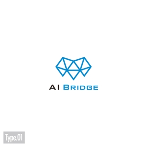 DECO (DECO)さんのAI人材紹介サービス  「AI Bridge」のロゴ作成依頼への提案