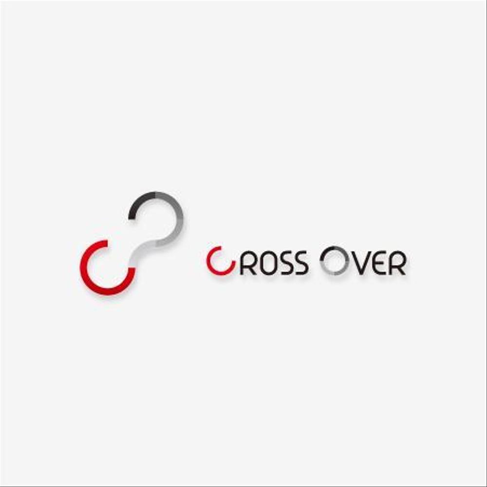 「CROSS OVER」のロゴ作成