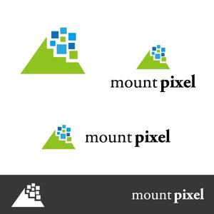 sin_cwork (sin_cwork)さんの「mount pixel」のロゴ　への提案