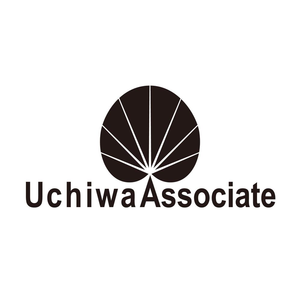 「UchiwaAssociate」のロゴ作成