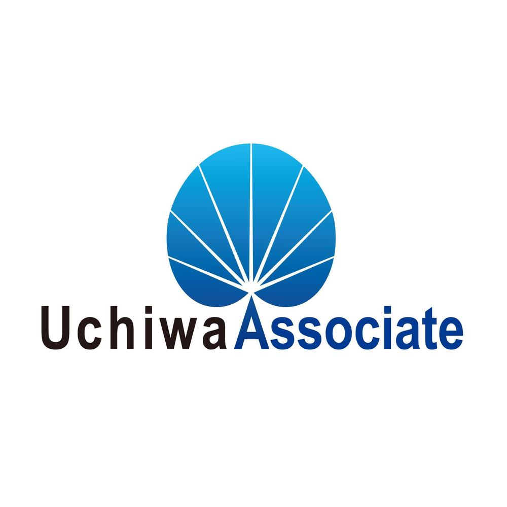 「UchiwaAssociate」のロゴ作成