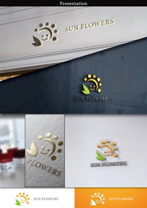 hayate_design ()さんの非営利団体「SUNFLOWERS」のロゴへの提案