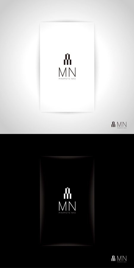 k_31 (katsu31)さんのメイクアップアーティスト源 奈央のオリジナル化粧品 「MN」のロゴへの提案