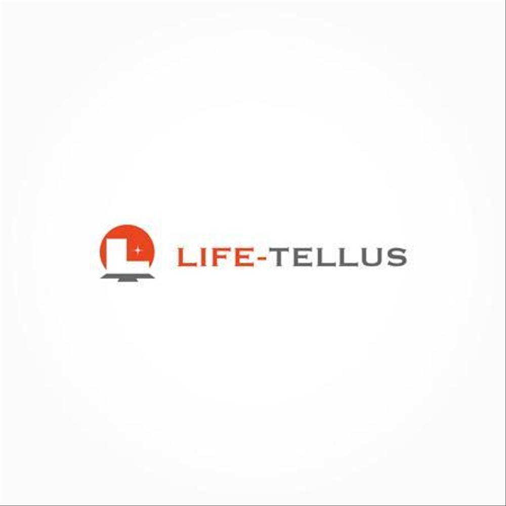 「LIFE-TELLUS」のロゴ作成