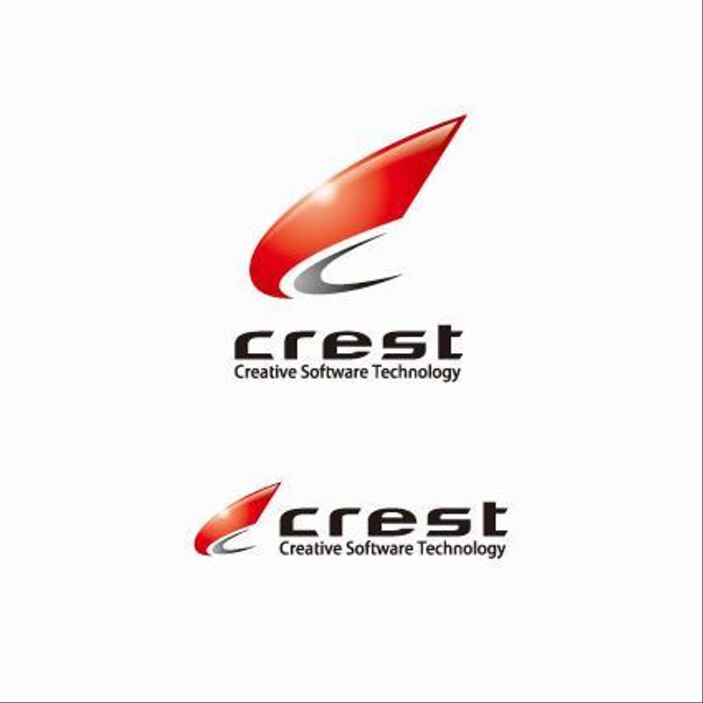 「CREST」のロゴ作成