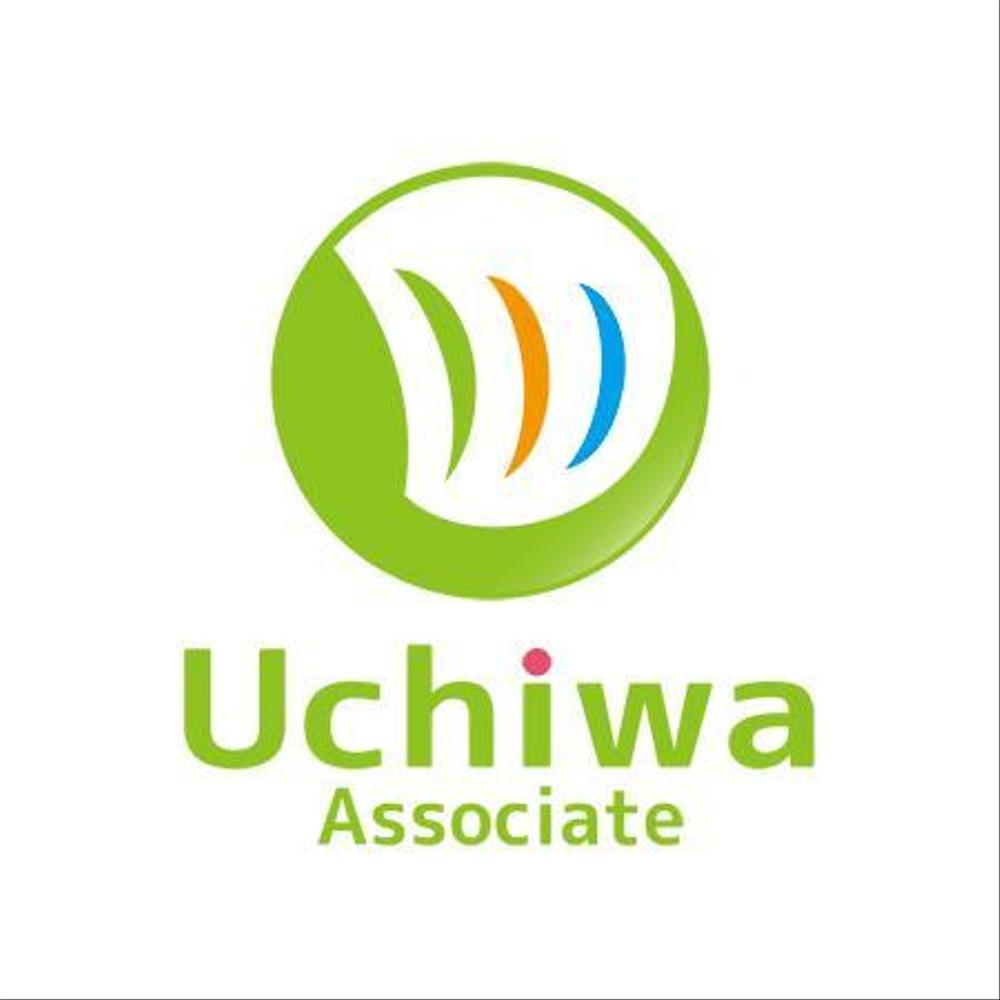 「UchiwaAssociate」のロゴ作成