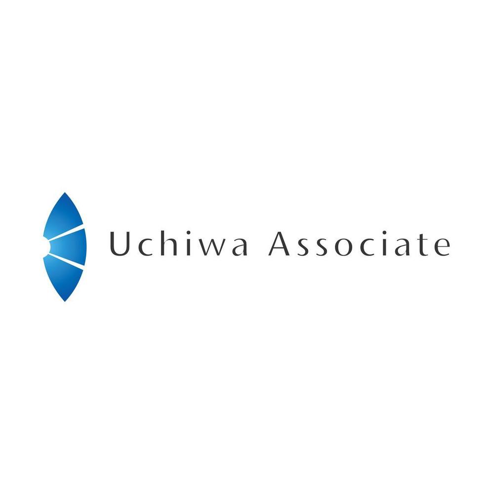 「UchiwaAssociate」のロゴ作成