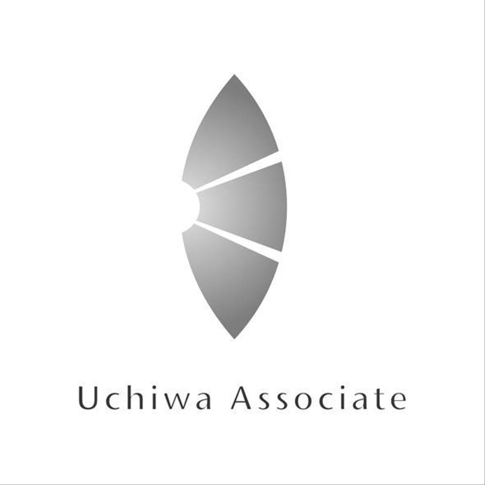 「UchiwaAssociate」のロゴ作成