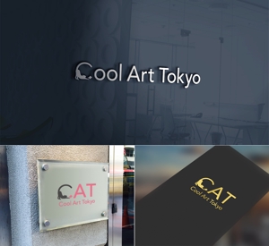 Lance (bansna)さんの浮世絵のレプリカやグッズを国内外に販売する会社「クールアート東京」のロゴへの提案