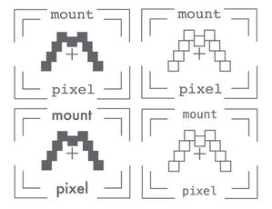 HOME CREATIVE (homecreative)さんの「mount pixel」のロゴ　への提案