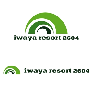 MacMagicianさんの新規リゾート施設「iwaya resort 2604」のロゴへの提案