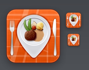 Product Icon Studio (Hiroki_N)さんの食事を記録するiPhoneアプリのアイコン作成への提案