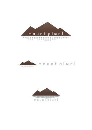 月曜舎 (tocot10501)さんの「mount pixel」のロゴ　への提案