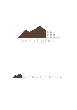 月曜舎 (tocot10501)さんの「mount pixel」のロゴ　への提案
