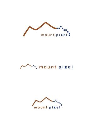 月曜舎 (tocot10501)さんの「mount pixel」のロゴ　への提案