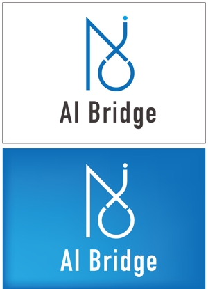taki-5000 (taki-5000)さんのAI人材紹介サービス  「AI Bridge」のロゴ作成依頼への提案