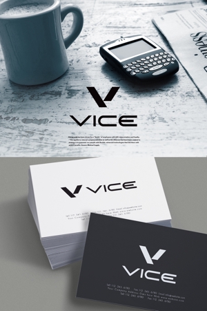 YOO GRAPH (fujiseyoo)さんの洗練されたライフスタイルを提案していく「VICE」のロゴへの提案