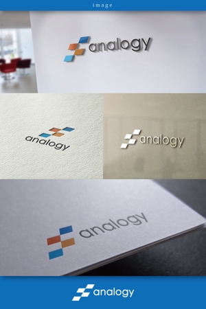 coco design (tomotin)さんの企業価値評価プロセス「analogy」のロゴへの提案