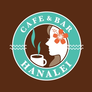 ことりデザイン (ki12d)さんのハワイアンカフェ＆バー　『ハナレイ』のロゴへの提案