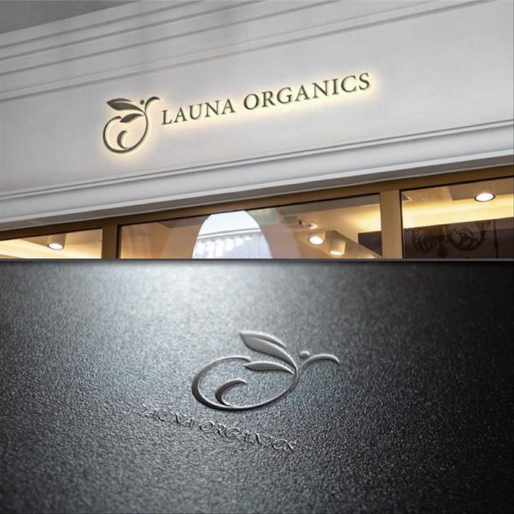 オーガニック化粧品「LAUNA ORGANICS」のロゴ制作