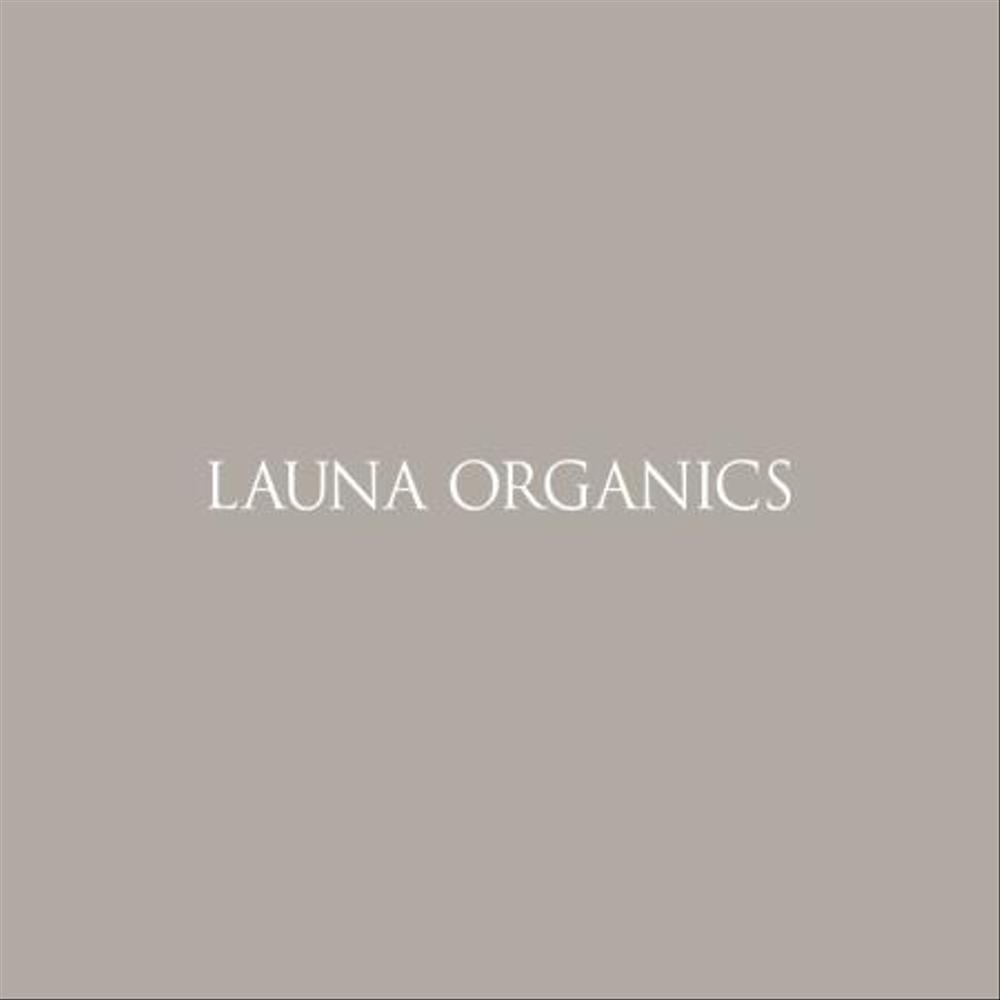 オーガニック化粧品「LAUNA ORGANICS」のロゴ制作