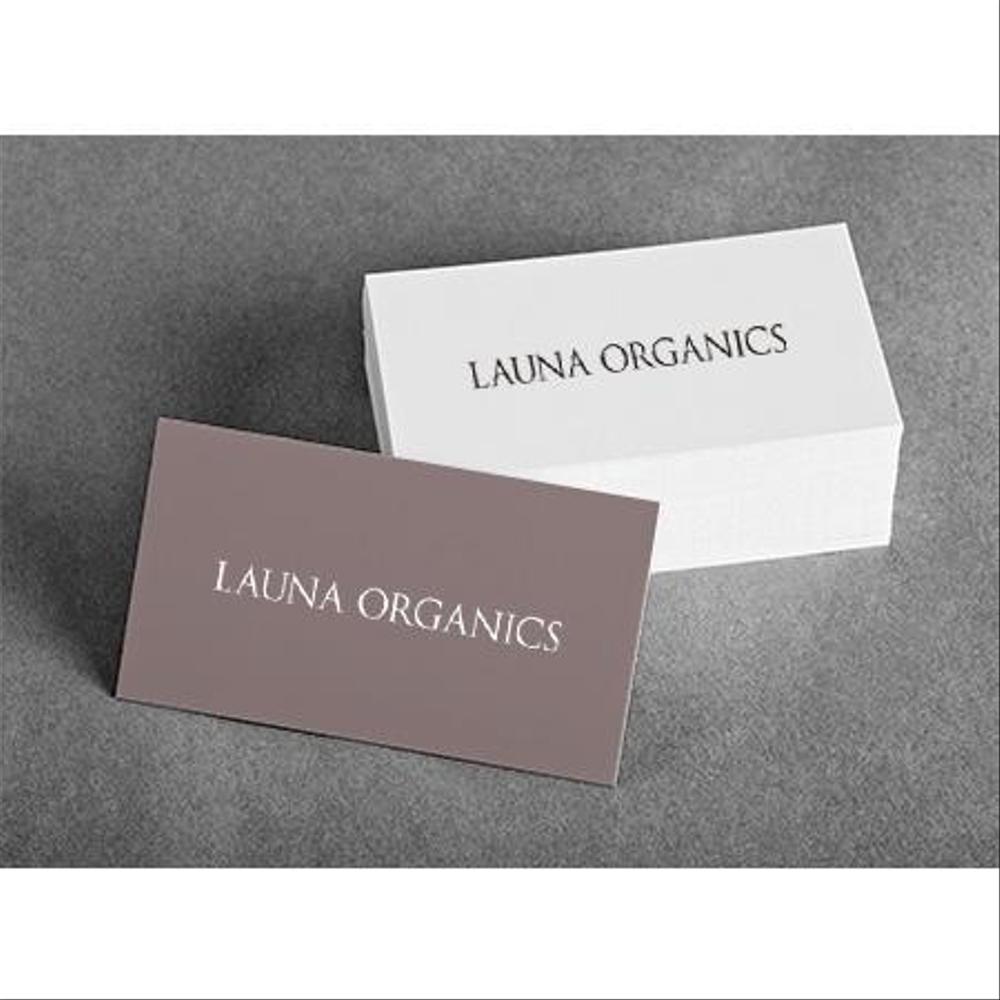 オーガニック化粧品「LAUNA ORGANICS」のロゴ制作