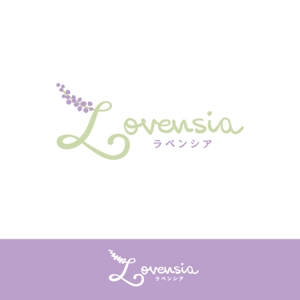 さんの「Lovensia - ラベンシア -」のロゴ作成への提案