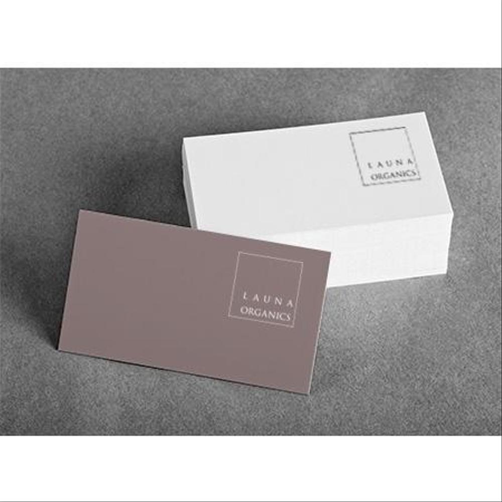 オーガニック化粧品「LAUNA ORGANICS」のロゴ制作