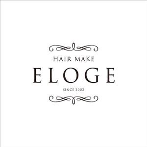 nobdesign (nobdesign)さんの創業12年ヘアメイク専門店『HAIR MAKE ELOGE』のロゴデザインへの提案