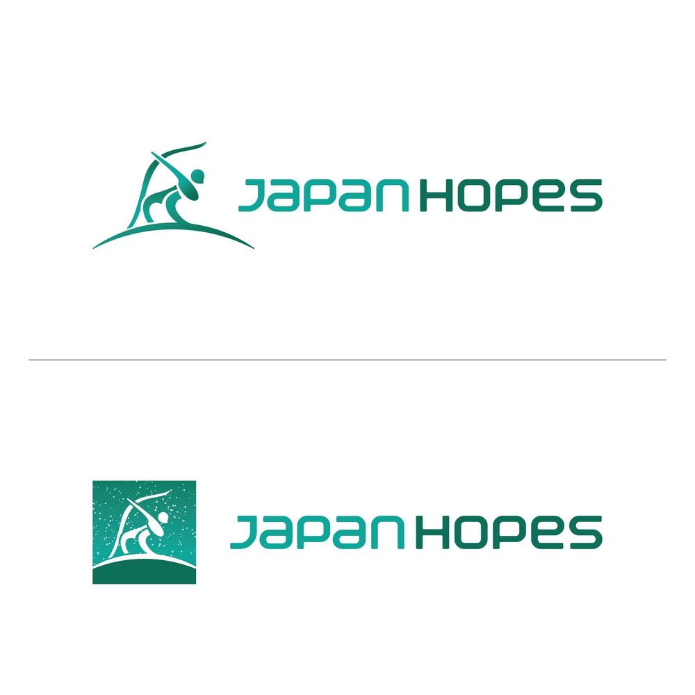 「ジャパンホープス　（ＪＡＰＡＮ ＨＯＰＥＳ）株式会社」のロゴ作成