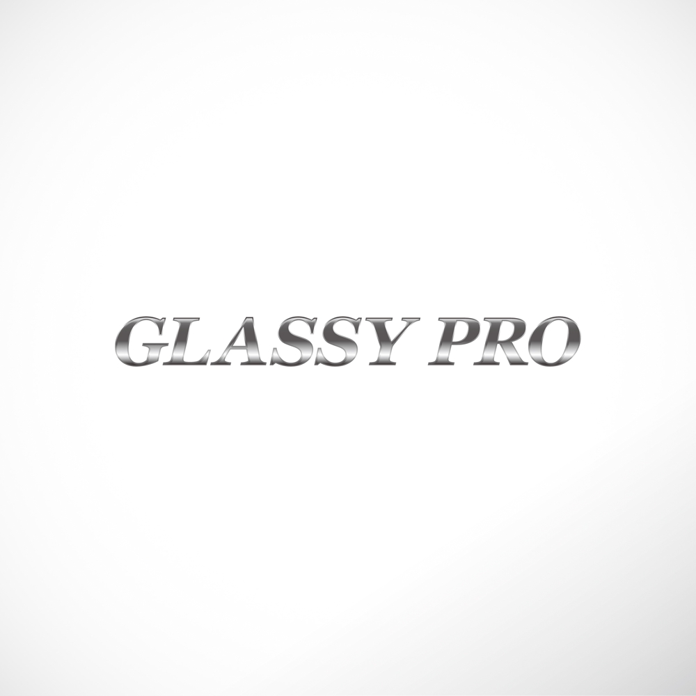 ガラスコーティング企業「GLASSY PRO」のロゴ 