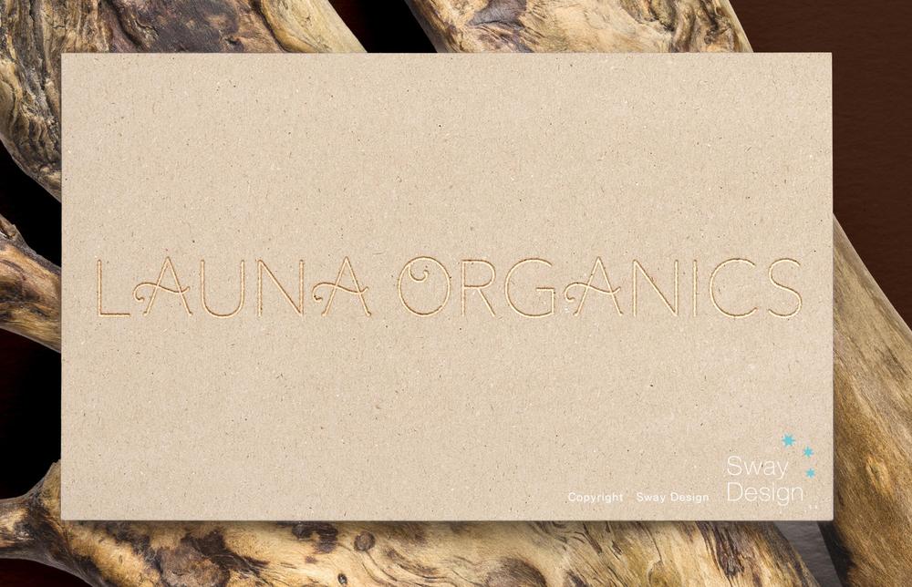 オーガニック化粧品「LAUNA ORGANICS」のロゴ制作