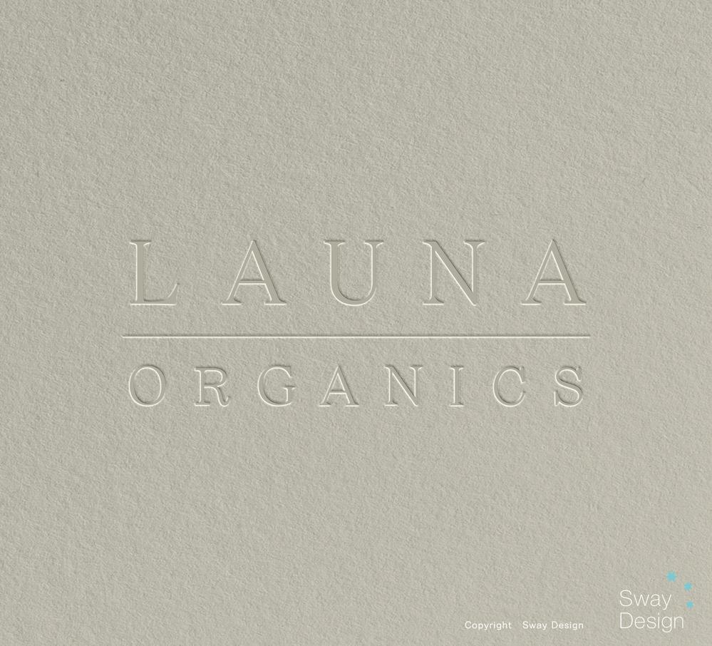 オーガニック化粧品「LAUNA ORGANICS」のロゴ制作