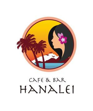 jp tomo (jp_tomo)さんのハワイアンカフェ＆バー　『ハナレイ』のロゴへの提案