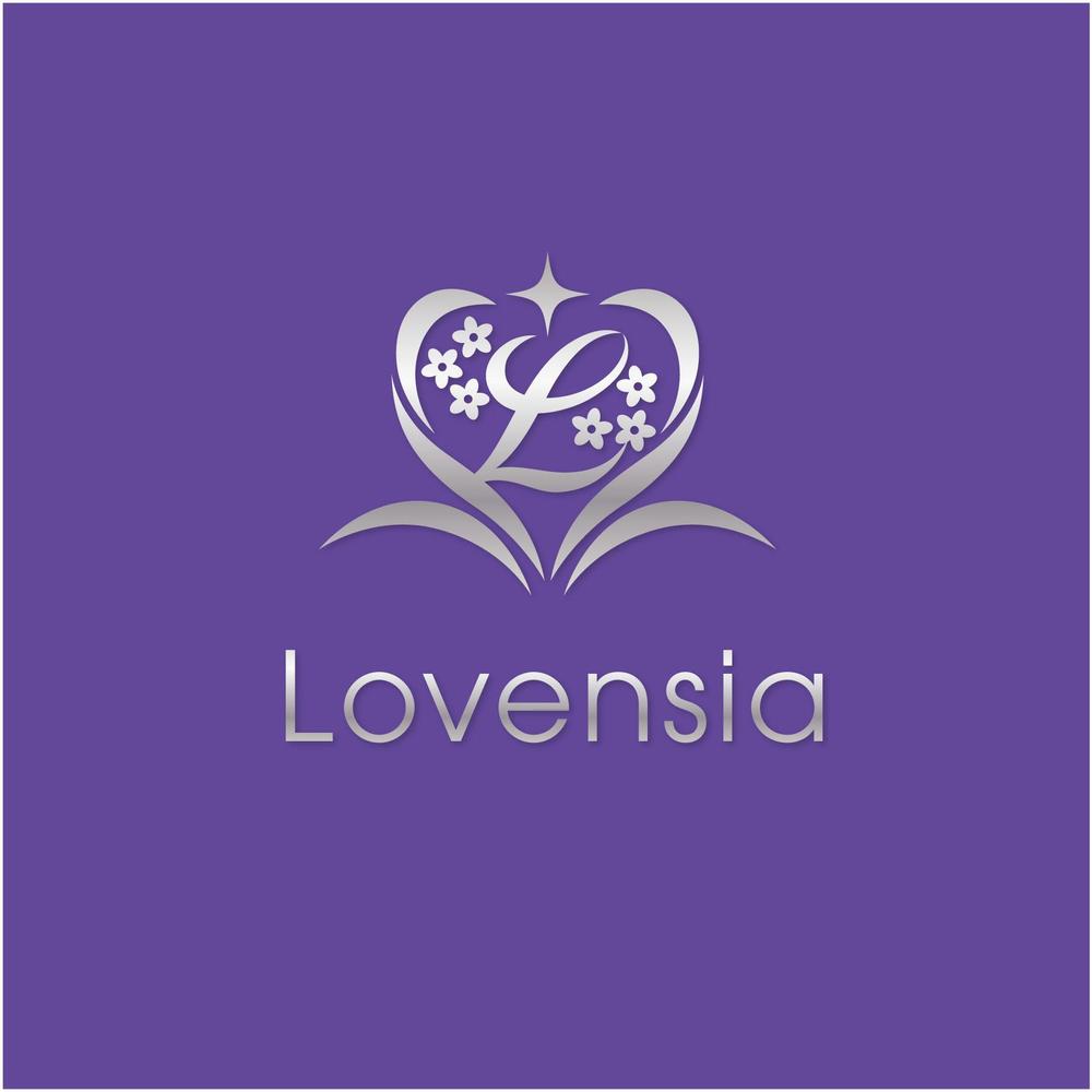 「Lovensia - ラベンシア -」のロゴ作成